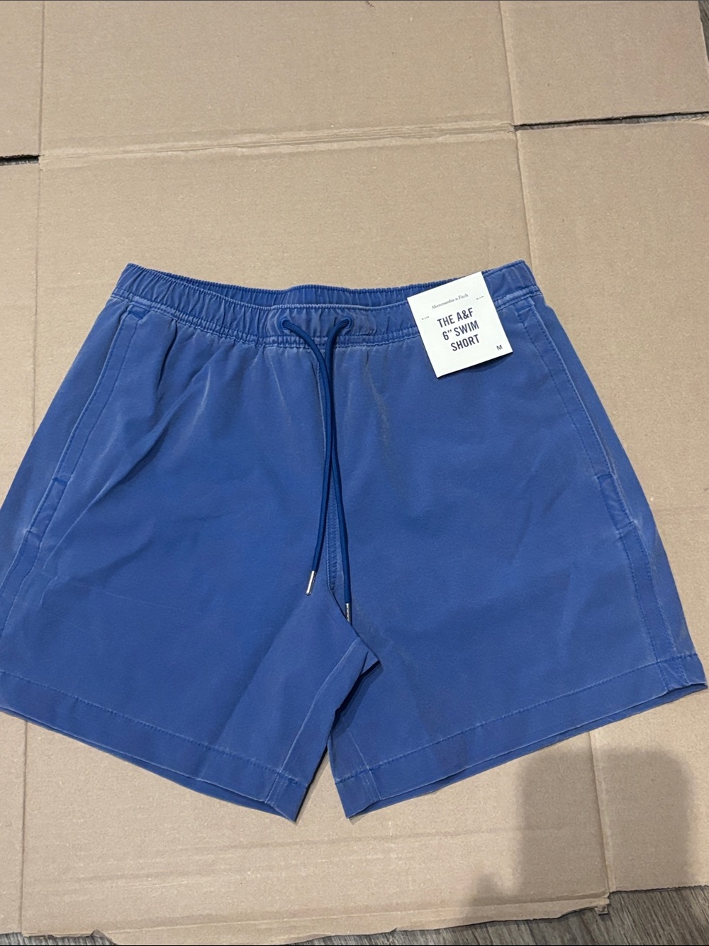 Abercrombie & Fitch Royal Blue Hybrid Shorts